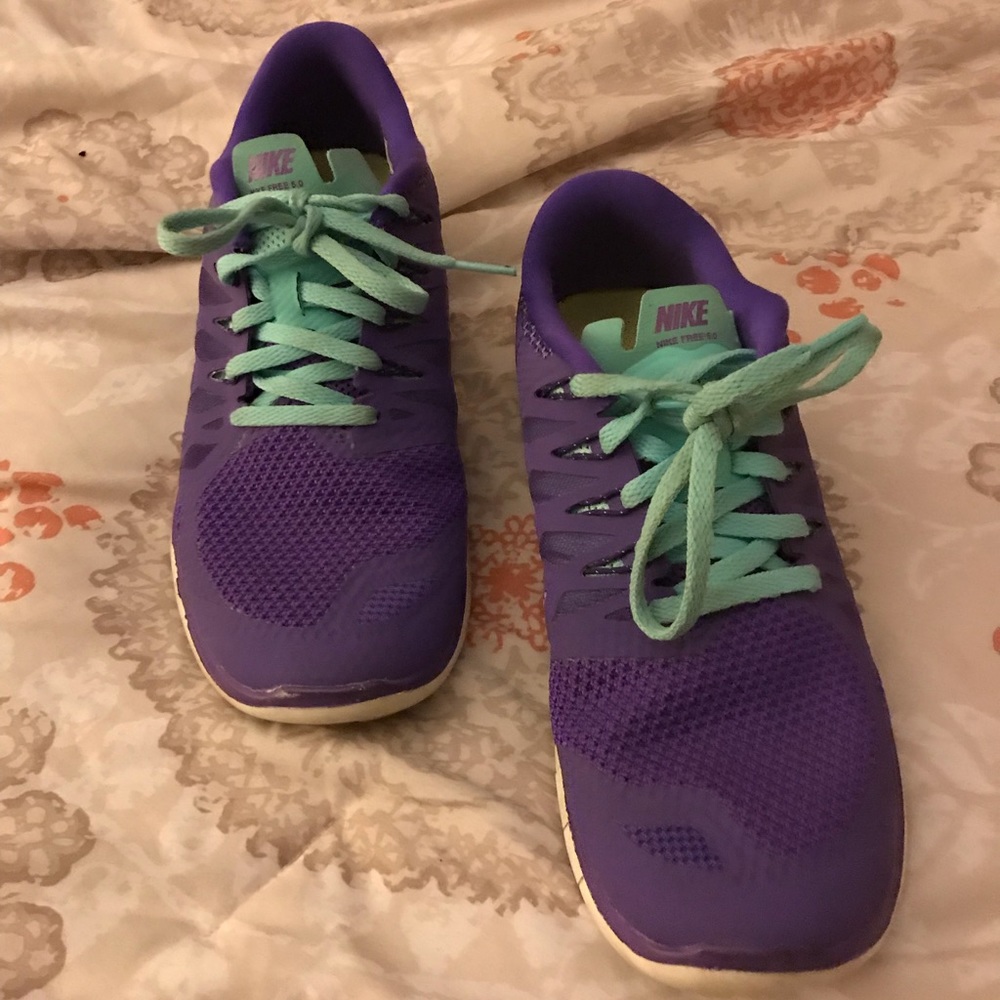 Purple/teal Nike Sneakers
